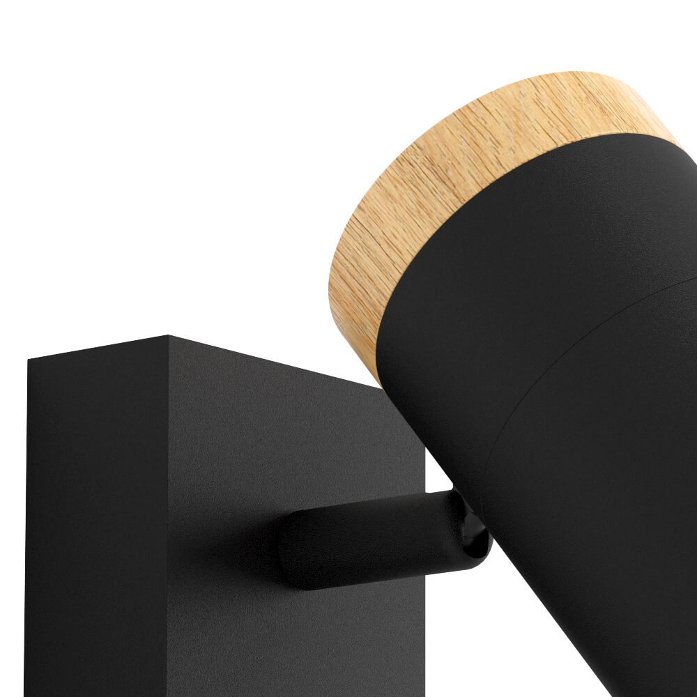 Black wall spotlight Cartagena Stars of Light 9002759396473