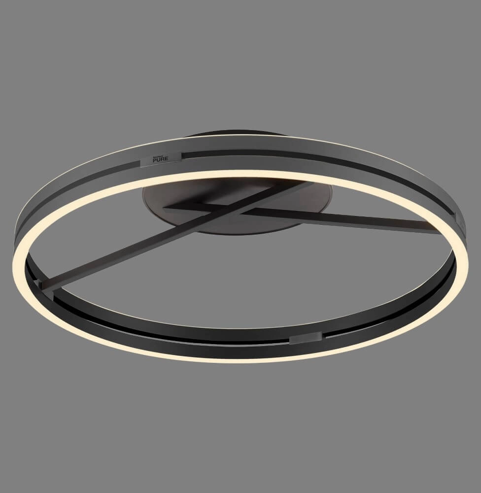 Round ceiling lamp Pure Loop gray Paul Neuhaus 4012248385517