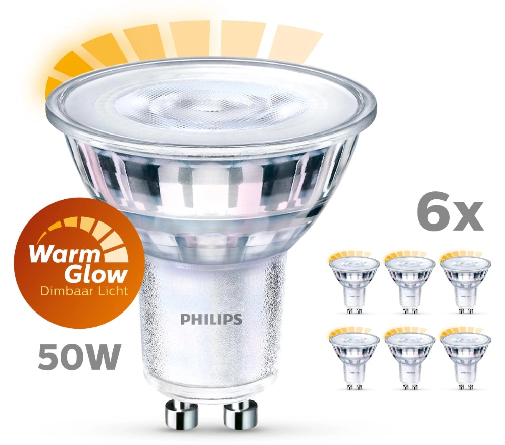 3.8W - GU10 - 2200-2700K - 350 lumen Philips 8718696721674