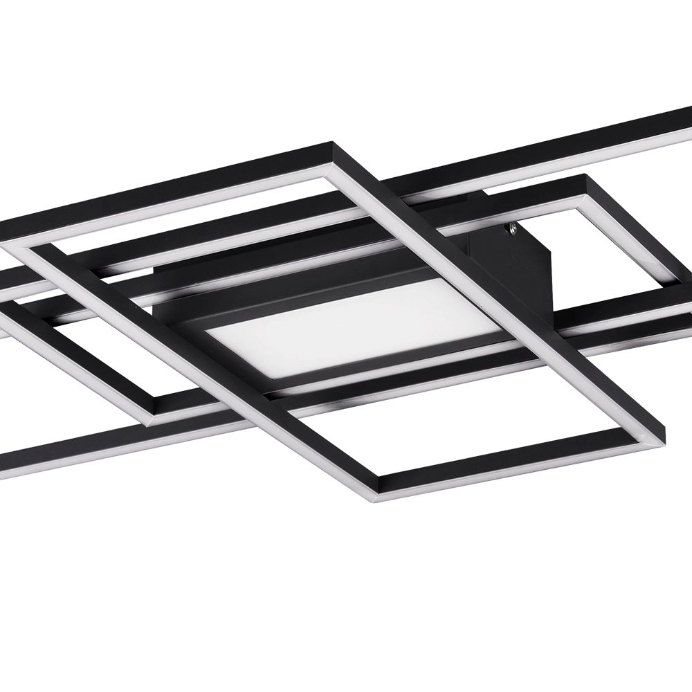 Modern Ceiling light Irvine black Trio 4017807449495