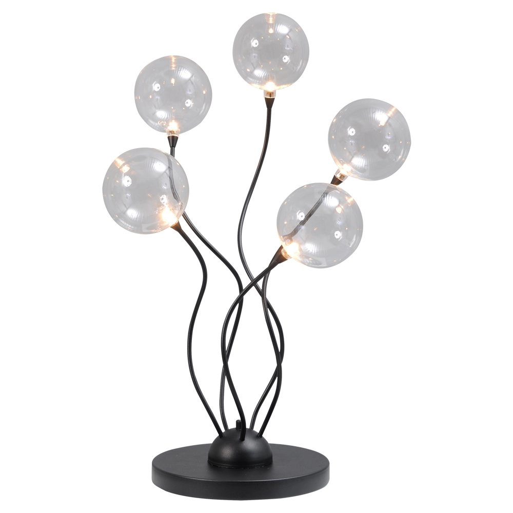 LED table lamp Gio 5-light black