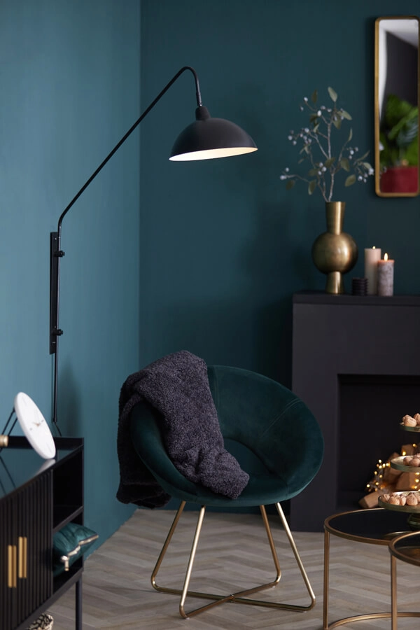 Black wall lamp Orion Orientable Light & Living 8717807305345