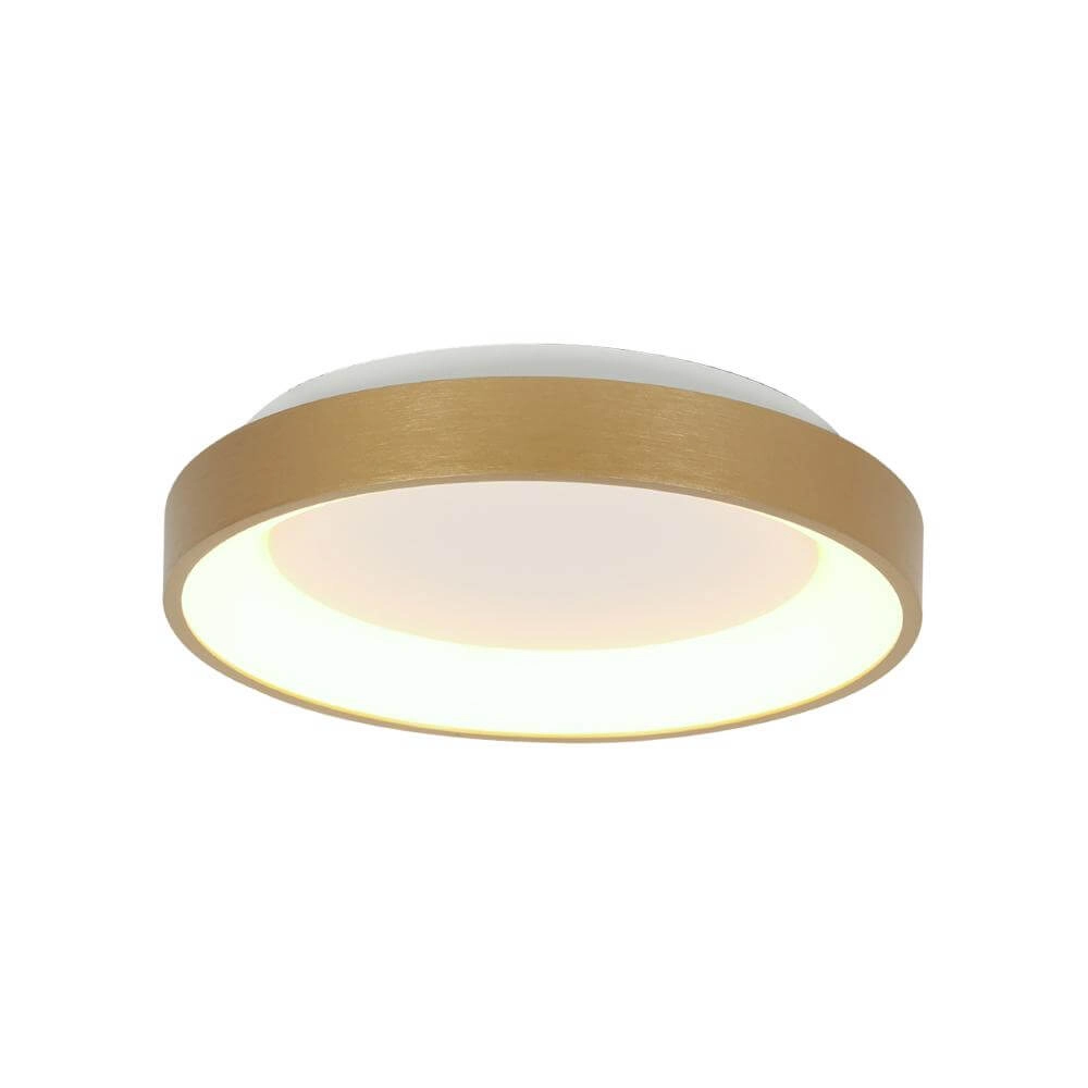 Ceiling lamp Ringlede design gold Ø 28cm