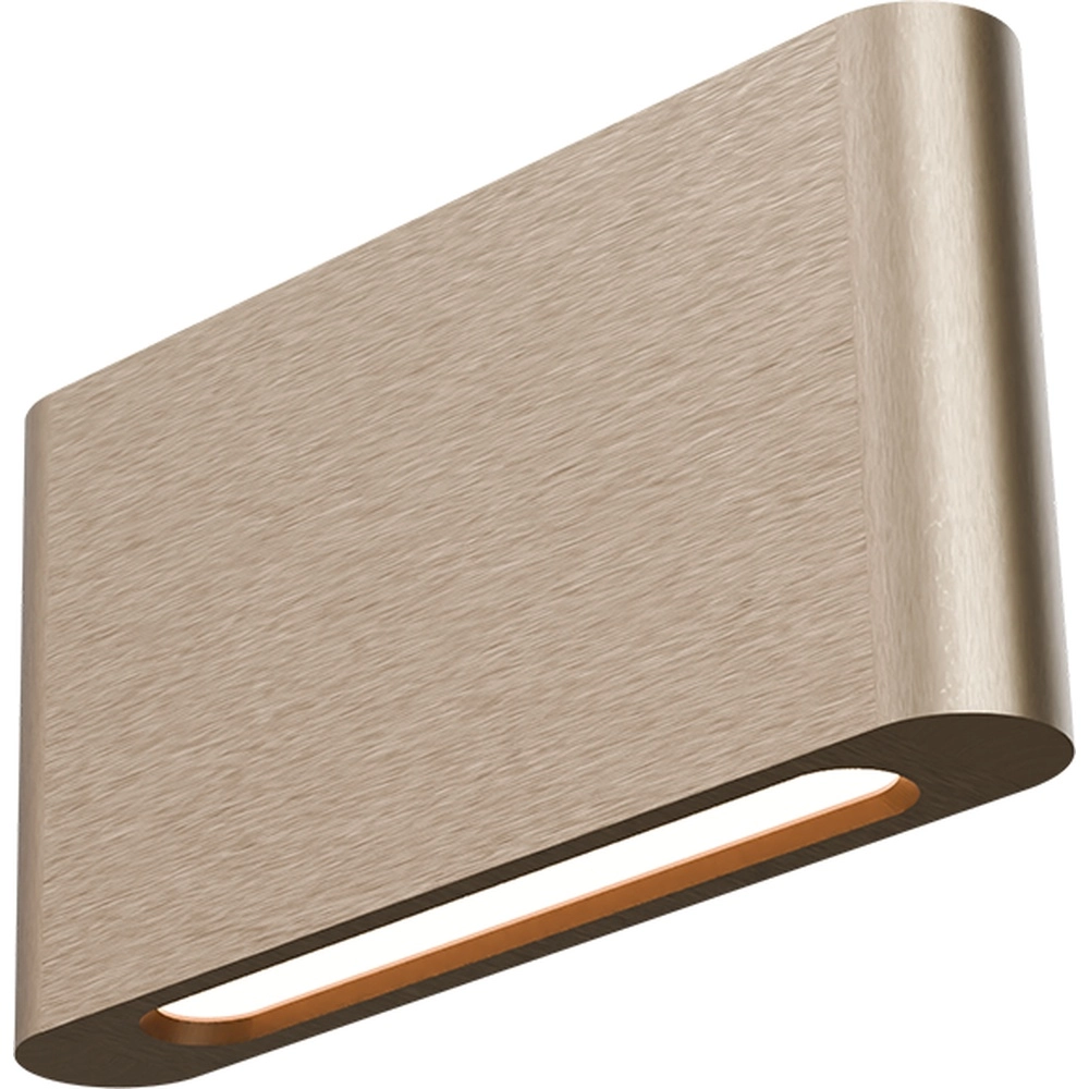 Modern wall spotlight Atina 20cm copper bronze
