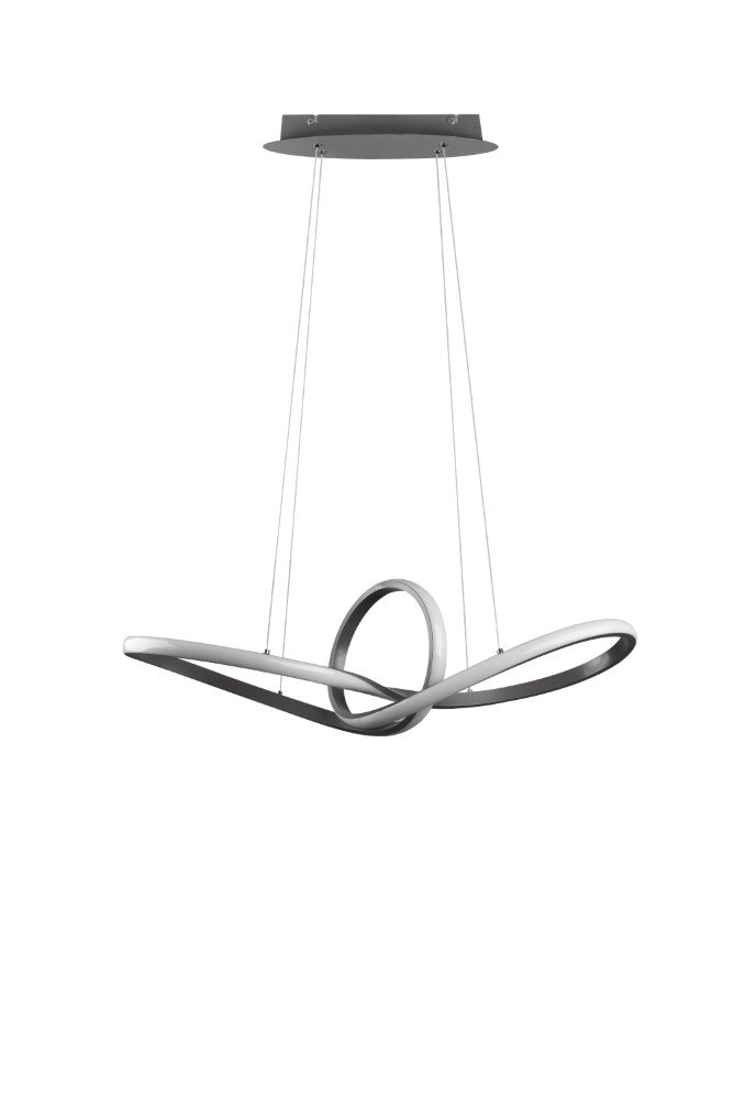 Pendant lamp Sansa gray Trio 4017807488692