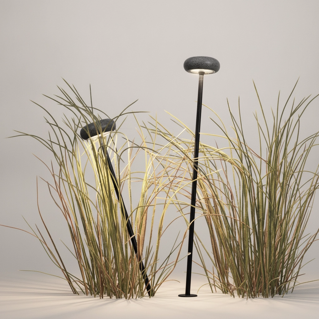 Garden lamp Cami 80cm stone