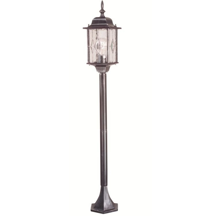 Terrace lamp Wexford black silver