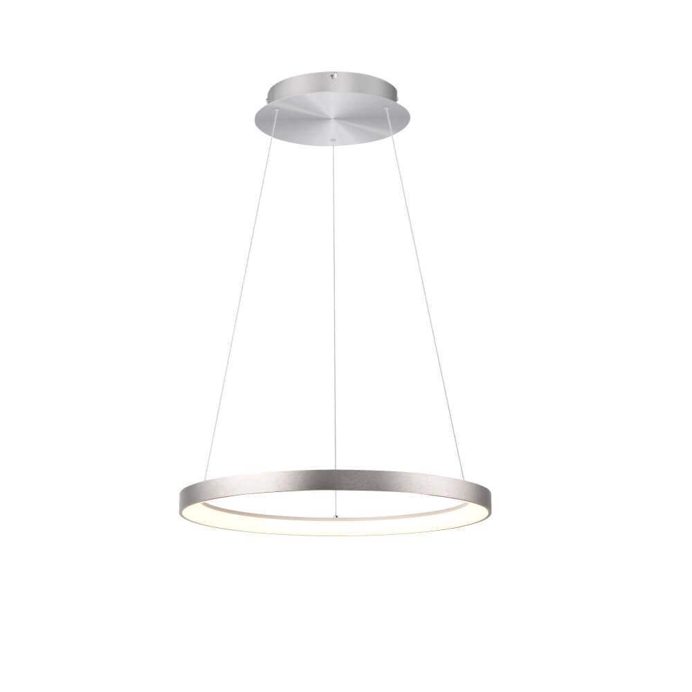 Round pendant lamp Hoop aluminium