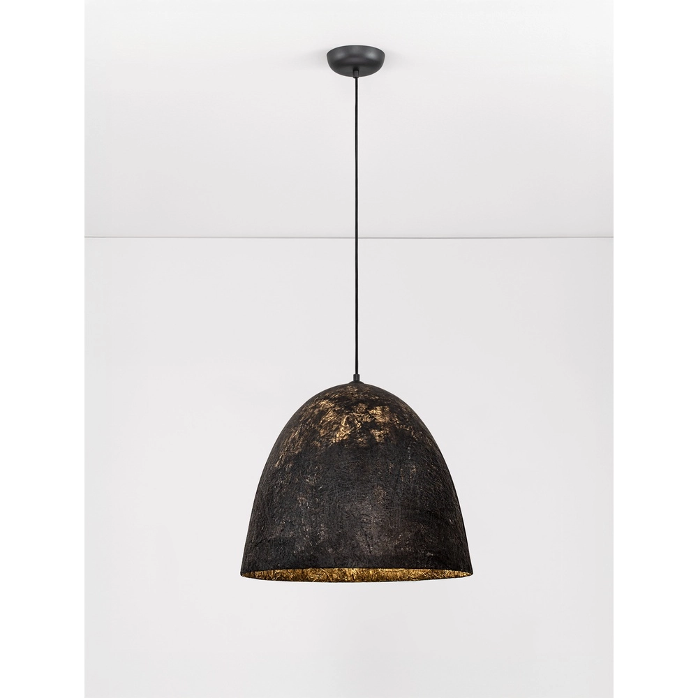 Pendant lamp Solis black Ø 50cm Lyora 5212017477835