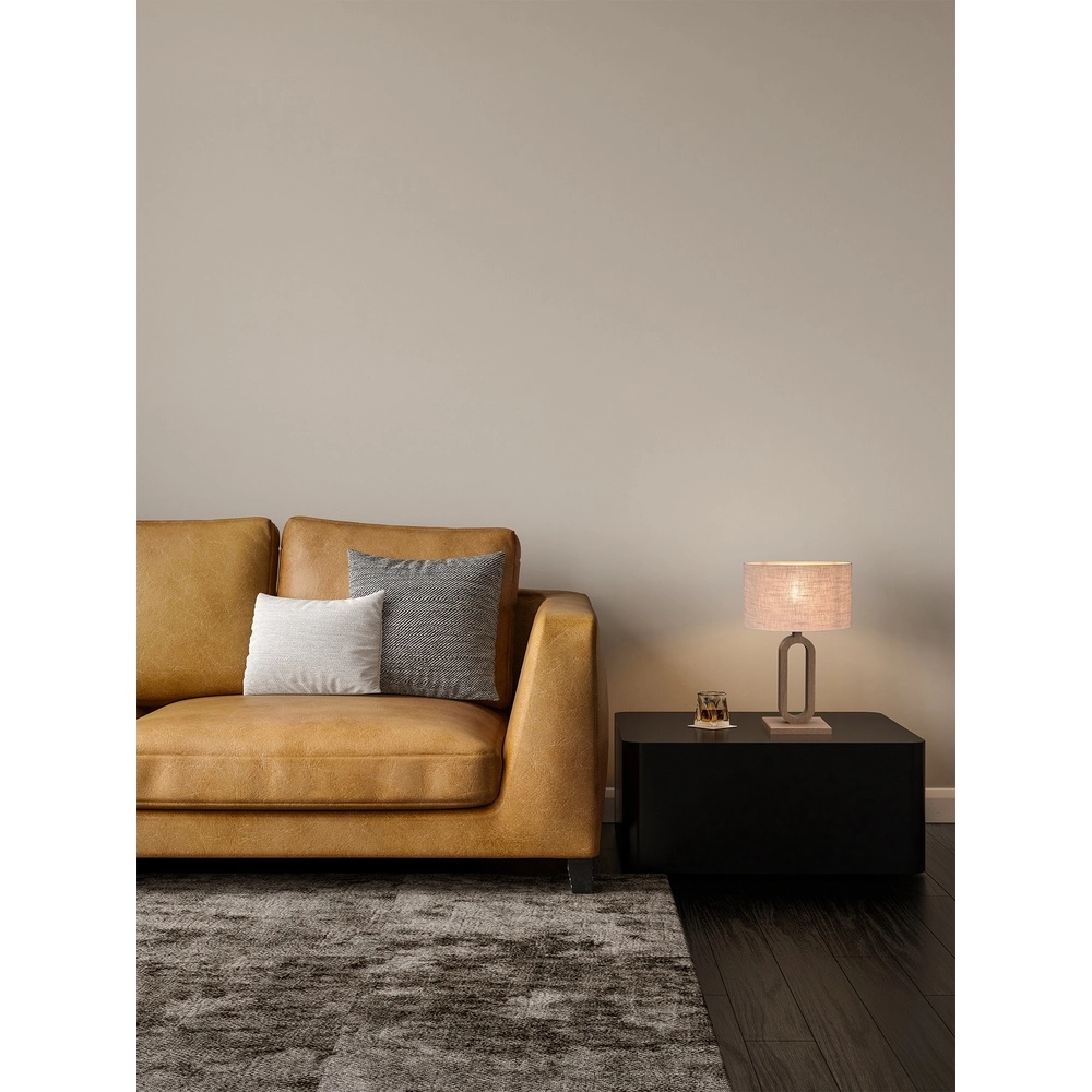 Table lamp Sino Loop 39cm dark wood Masterlight