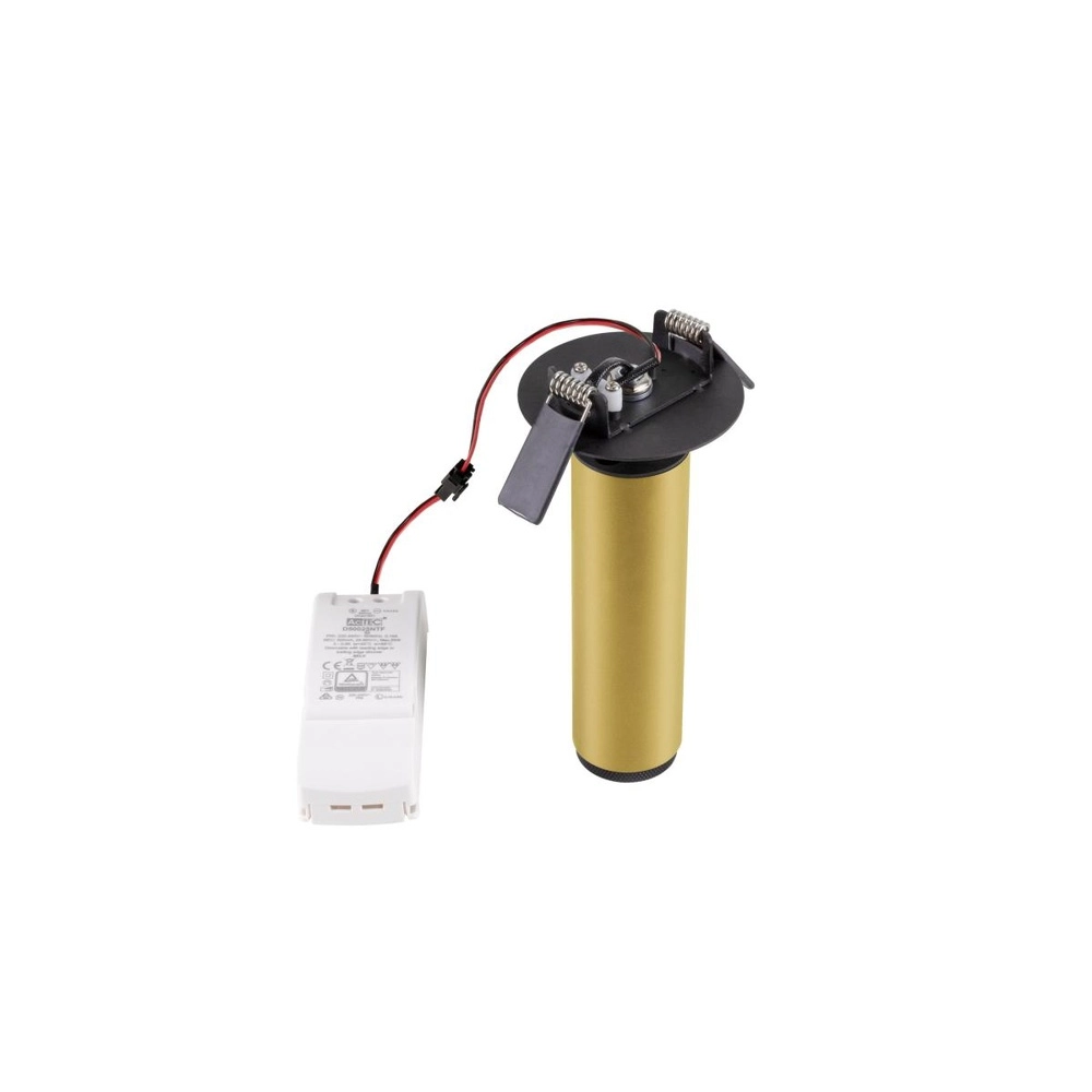 Recessed spotlight Grip! M gold with black 3000K SLV 4024163304450
