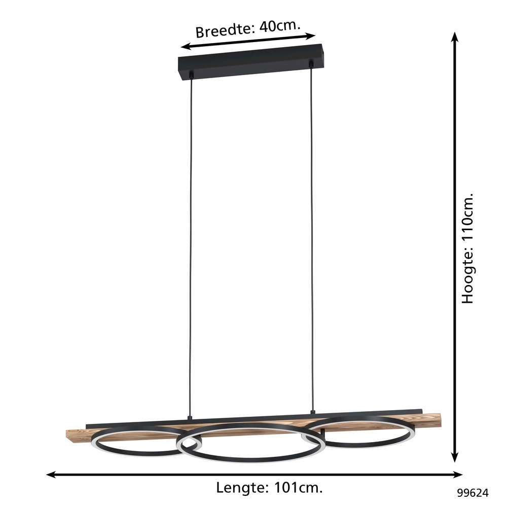 Led pendant light Boyal dining room Eglo 9002759996246