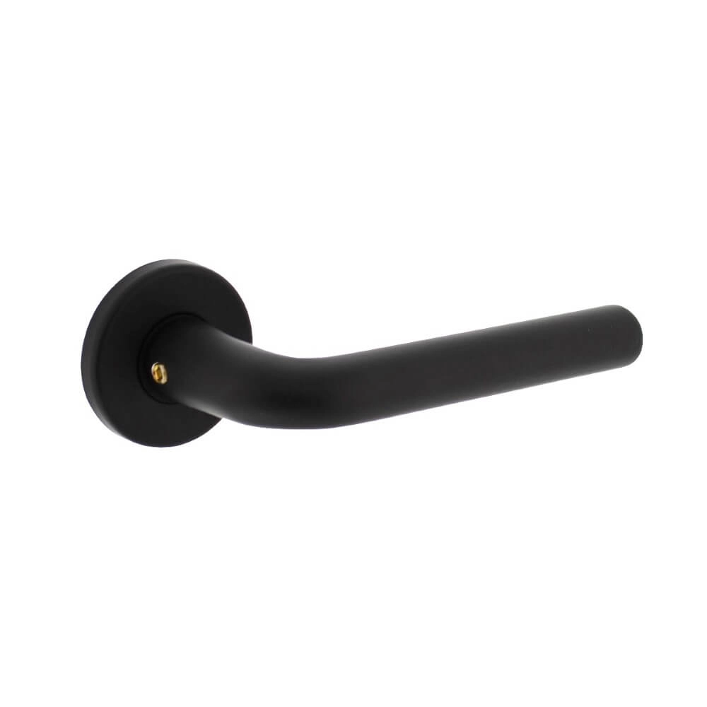 Door handle Derby aluminium black Ø 5cm