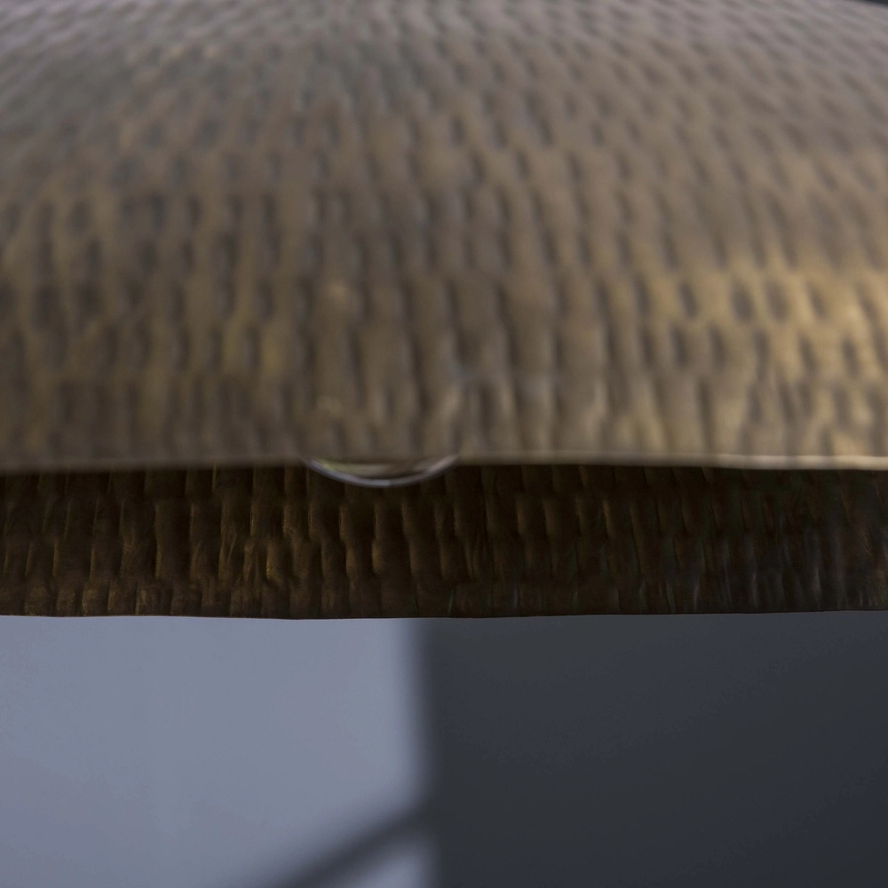 Metal Round Pendant Lamp Cupola Ø 90cm - copper bronze Lyora 8716803511064