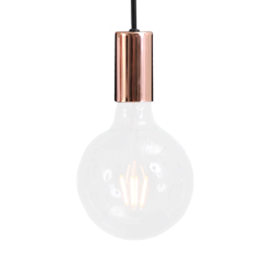 Pendant lamp Concepto 3-light red copper with black Masterlight 8718121142425