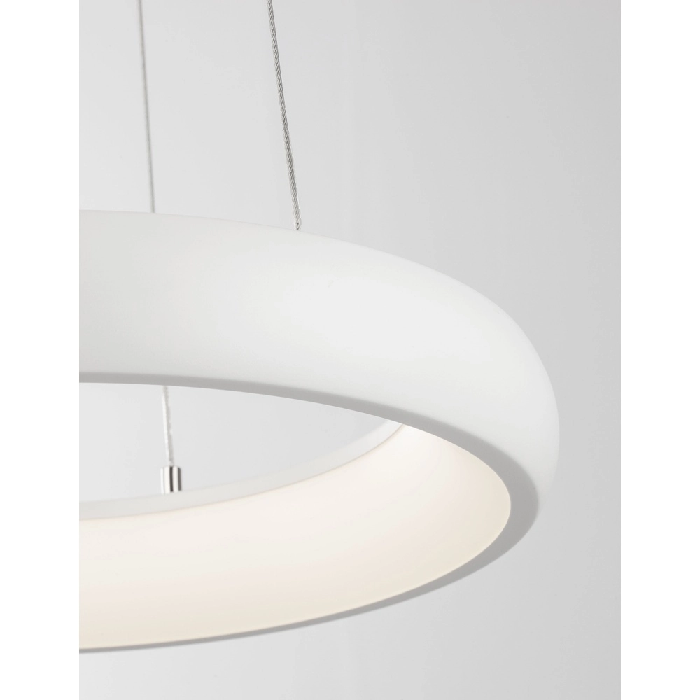 Design pendant lamp Albi white Ø 41cm Lyora 5212017419477