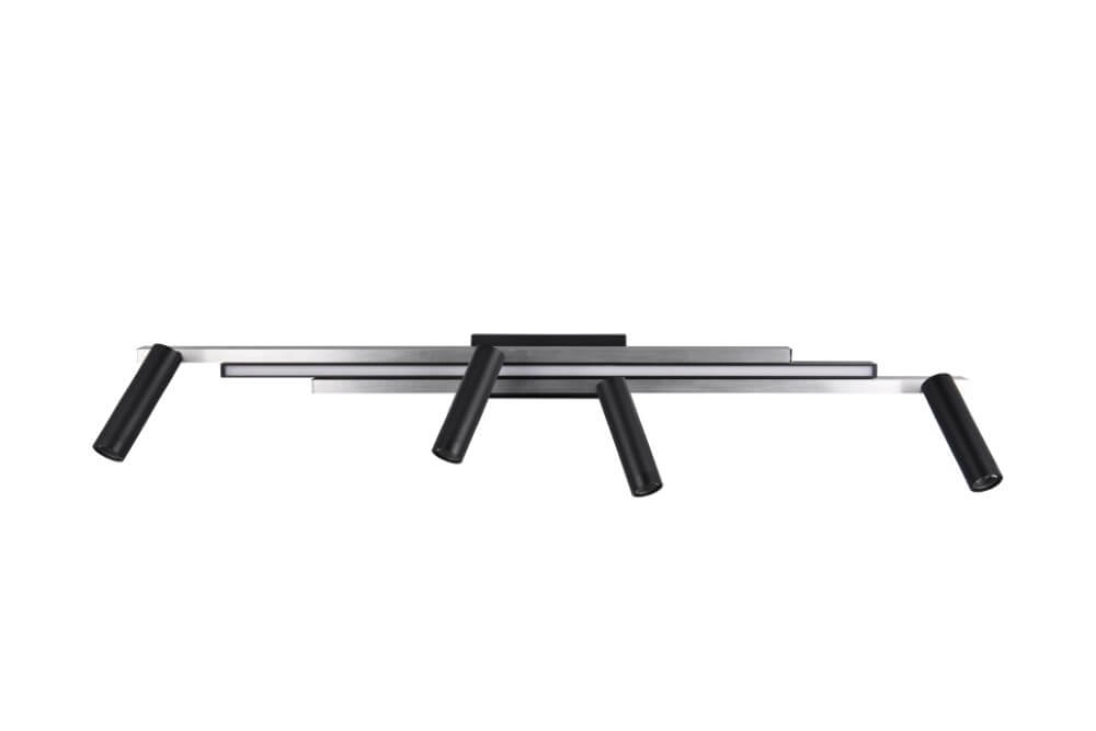 4-light LED spot Zeno metal with black Trio 4017807614619