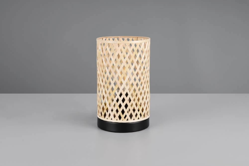 Cream table lamp Laurent with black Ø 14cm Trio 4017807637595