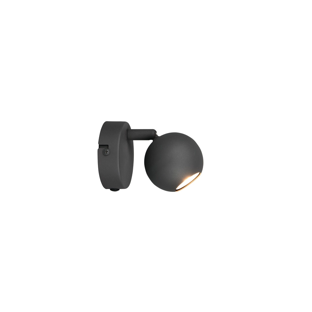 Surface-mounted spot Enaro only anthracite