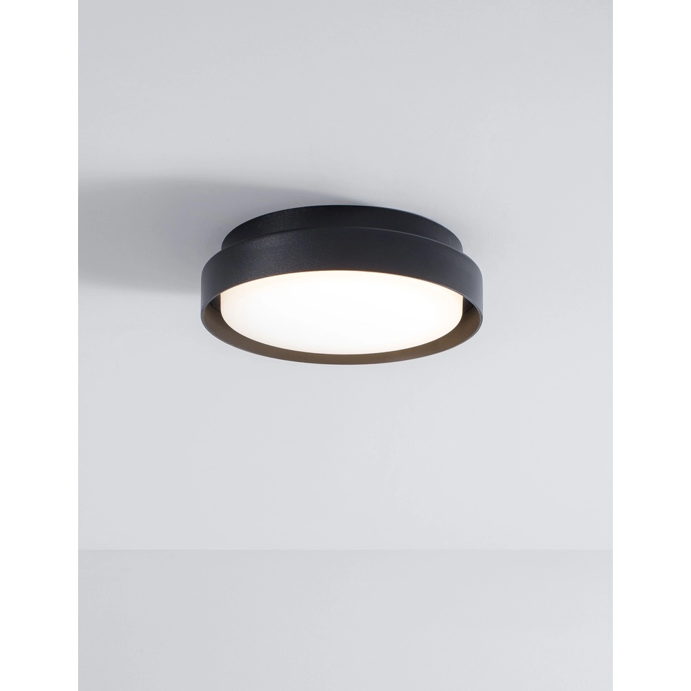 Ceiling lamp Oliver Ø 27cm anthracite Lyora 5212017428172