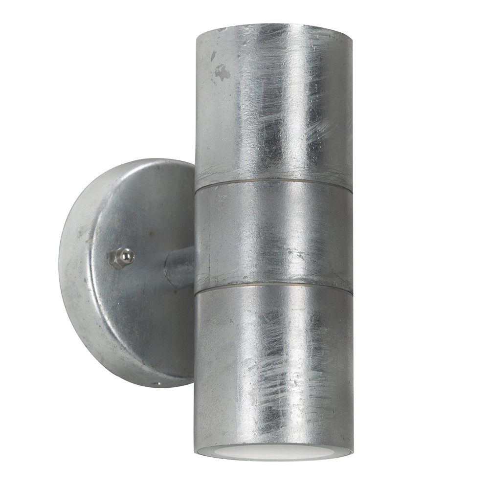 Wall spot Up & Down Galvanised