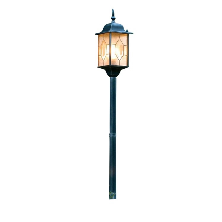 Garden lamp Milano 115cm black silver flamed KonstSmide 7318302457594
