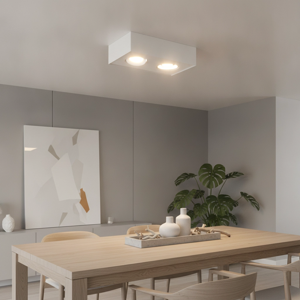 Design ceiling lamp Brooklyn double white