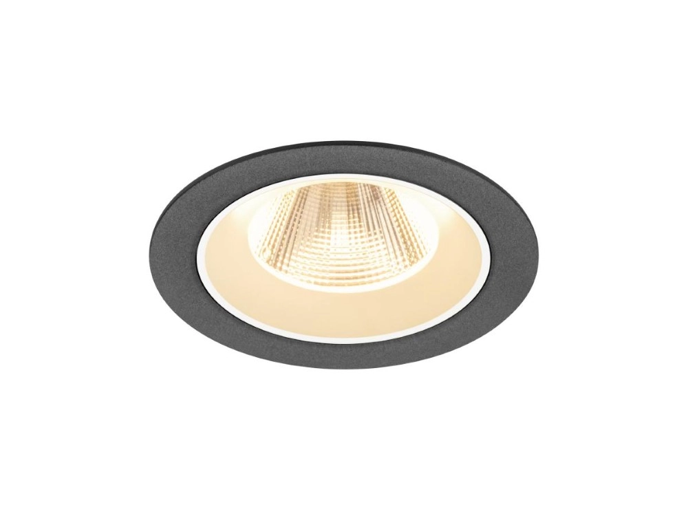 Recessed spotlight Numinos M black/white 2700K - 20deg SLV 4024163311588
