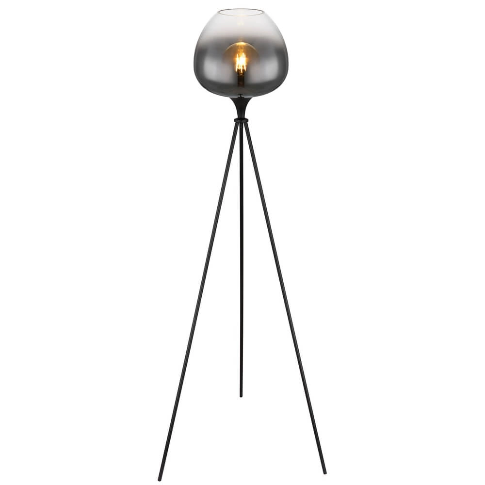 Black floor lamp Maxy tripod