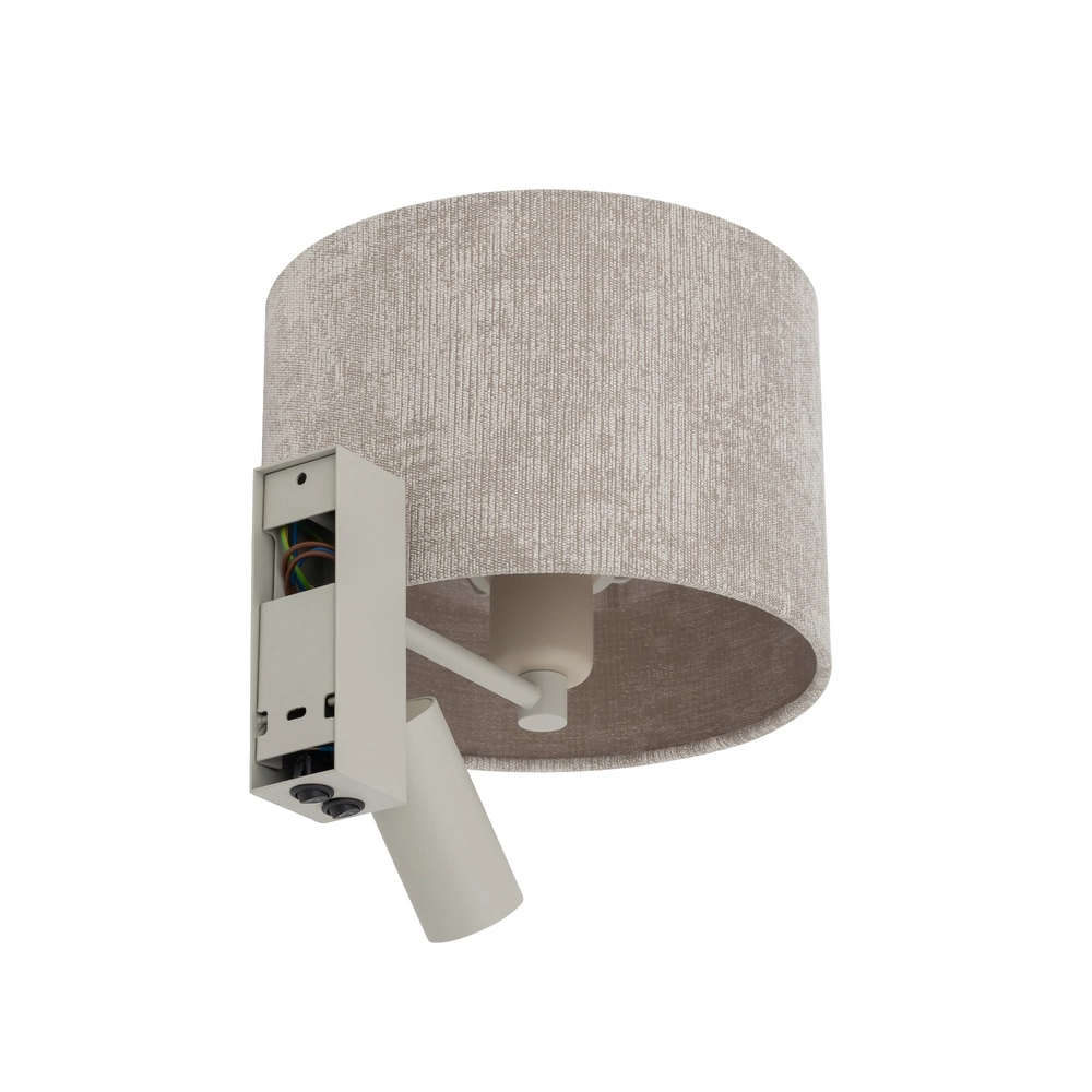 Wall lamp sand brown Cedro with table lampshade Lyora 5903139116688