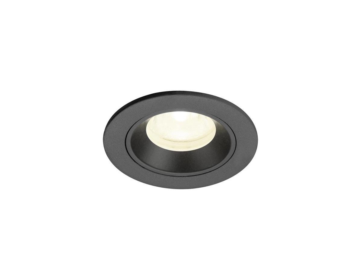 Recessed spotlight Numinos XS black 4000K - 40deg