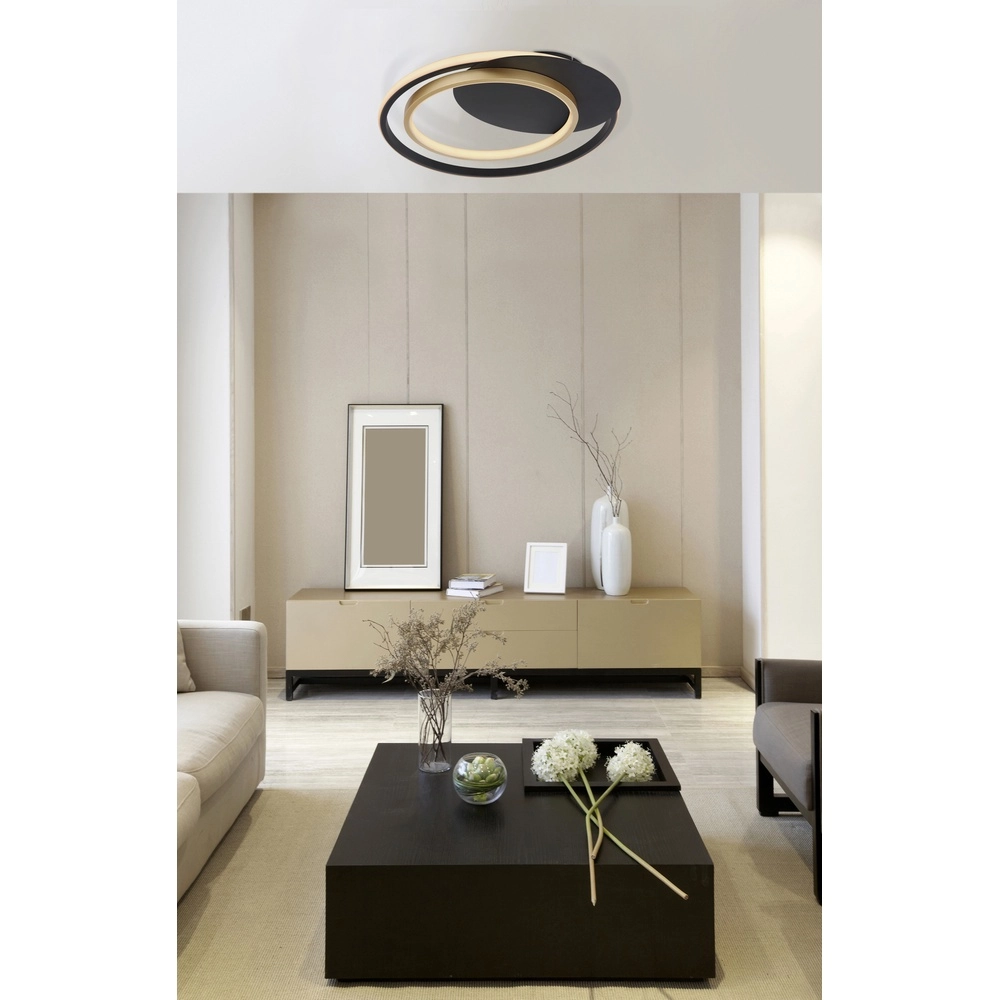 Design ceiling lamp Rodan Black Globo 9007371402526
