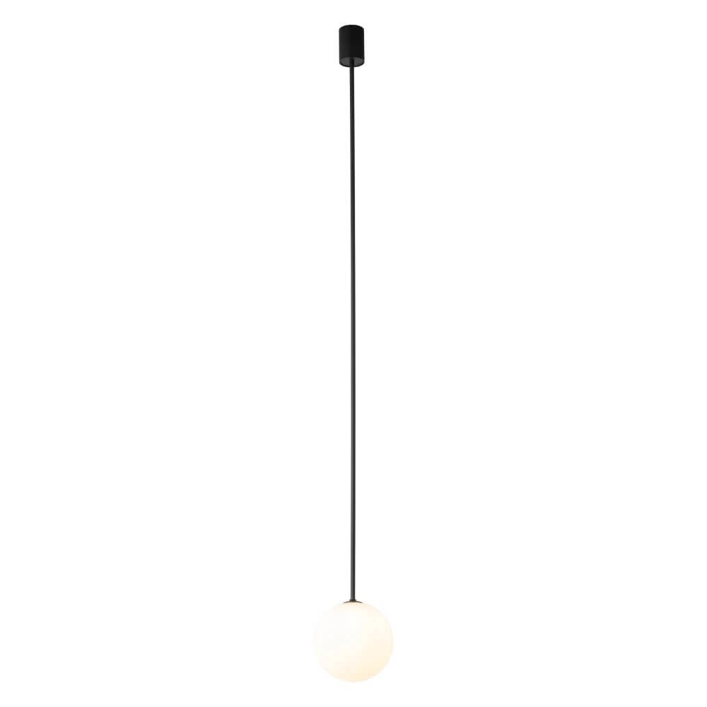 Glass ceiling lamp Kier L black - 140cm Lyora 5903139103107