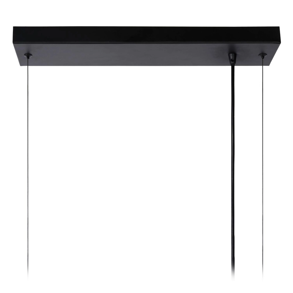 Modern pendant lamp Fabian 6-light black Lucide 5411212010810