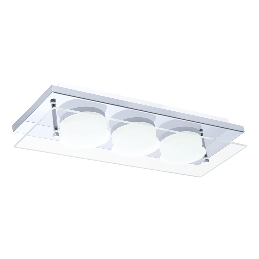 Design ceiling lamp Abiola 3-light chrome