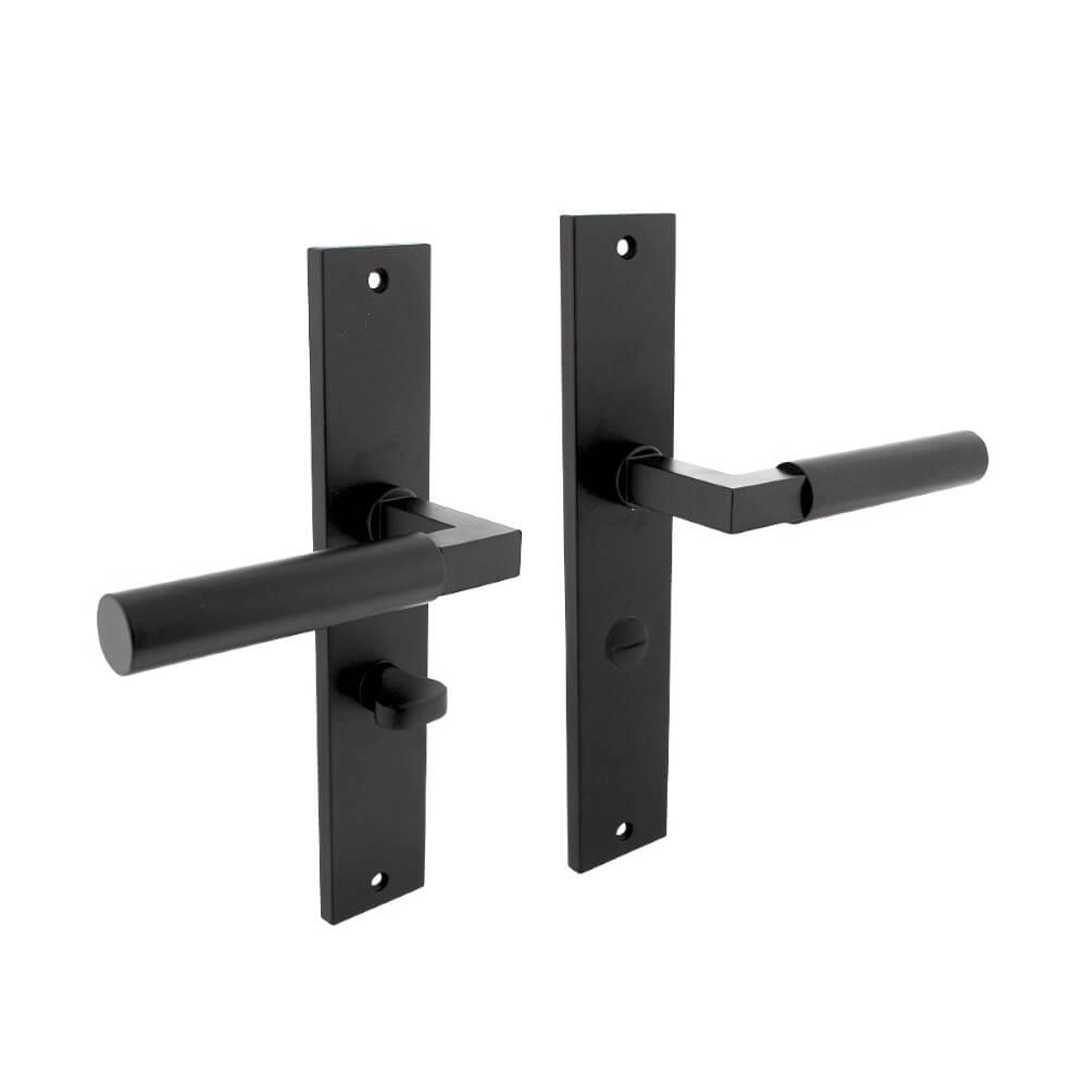 Door handle Bau-Stil WC closure 63/8 black