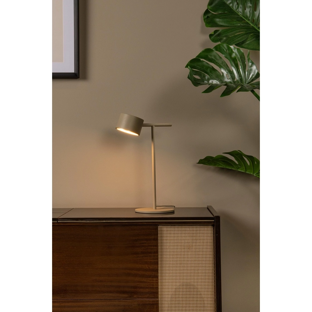 Table lamp Gian sand brown Lucide 5411212421135