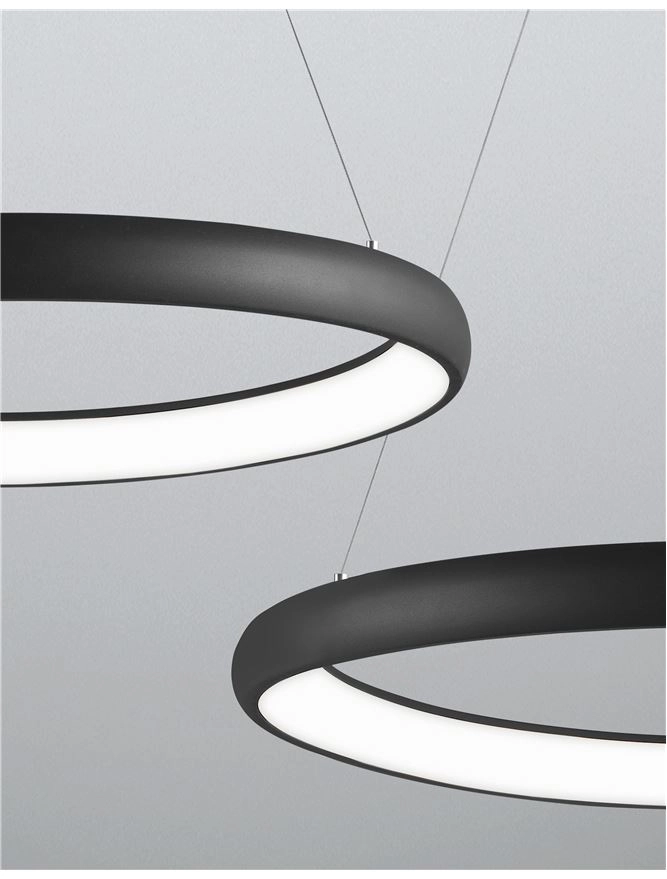 Design pendant lamp Albi black Ø 61cm Lyora 5212017416872