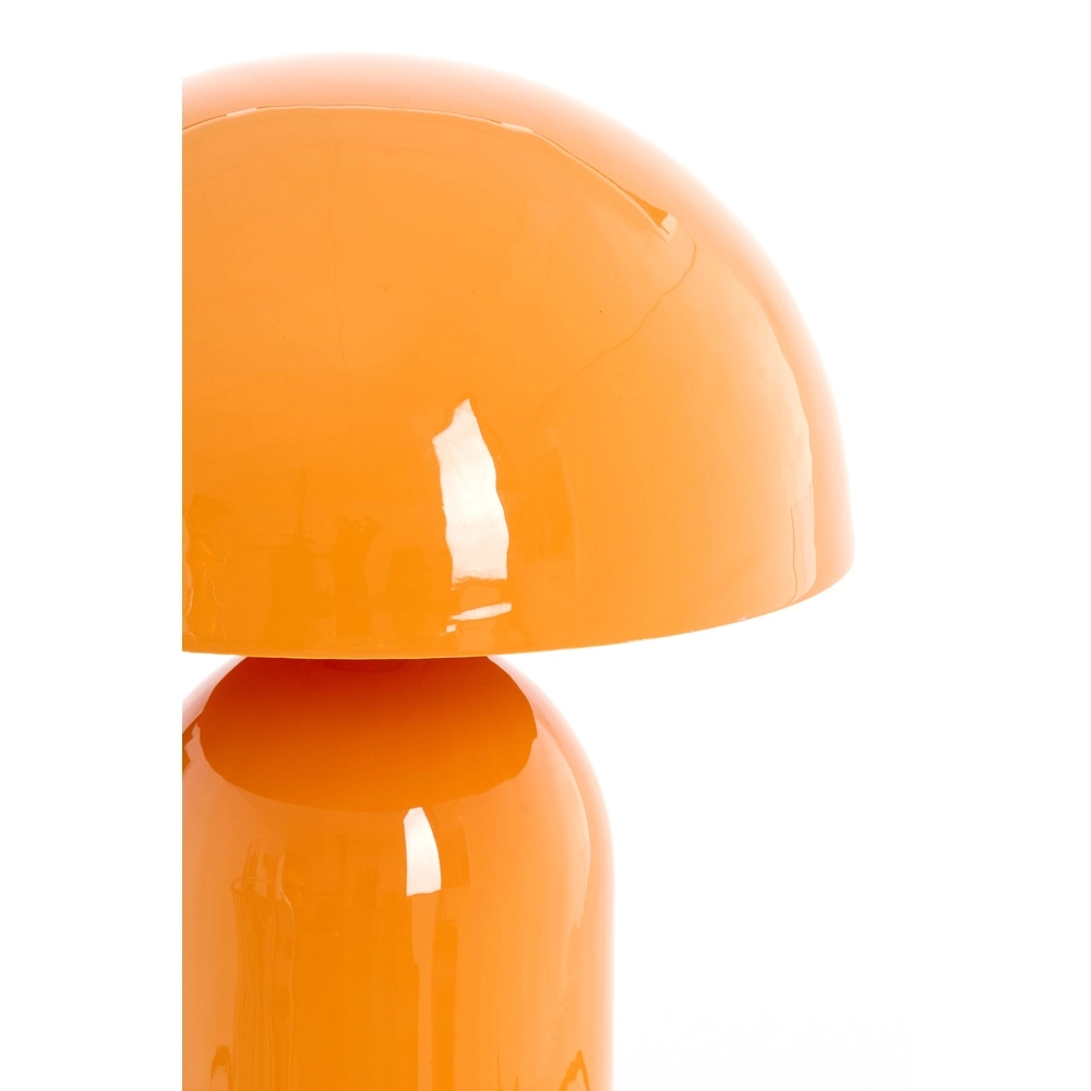 Mushroom table lamp Tolima gloss orange - Ø 31cm Light & Living 8717807807870