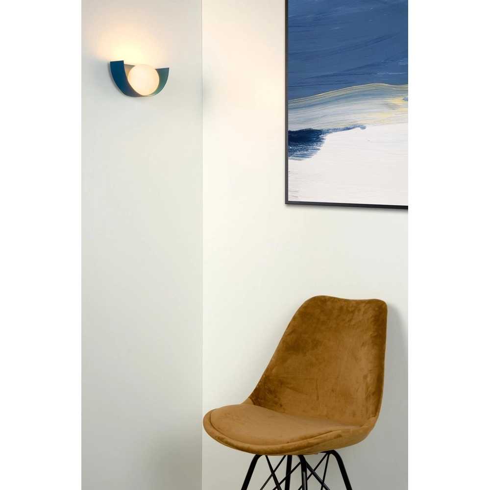 Design wall lamp Benni blue Lucide 5411212451859