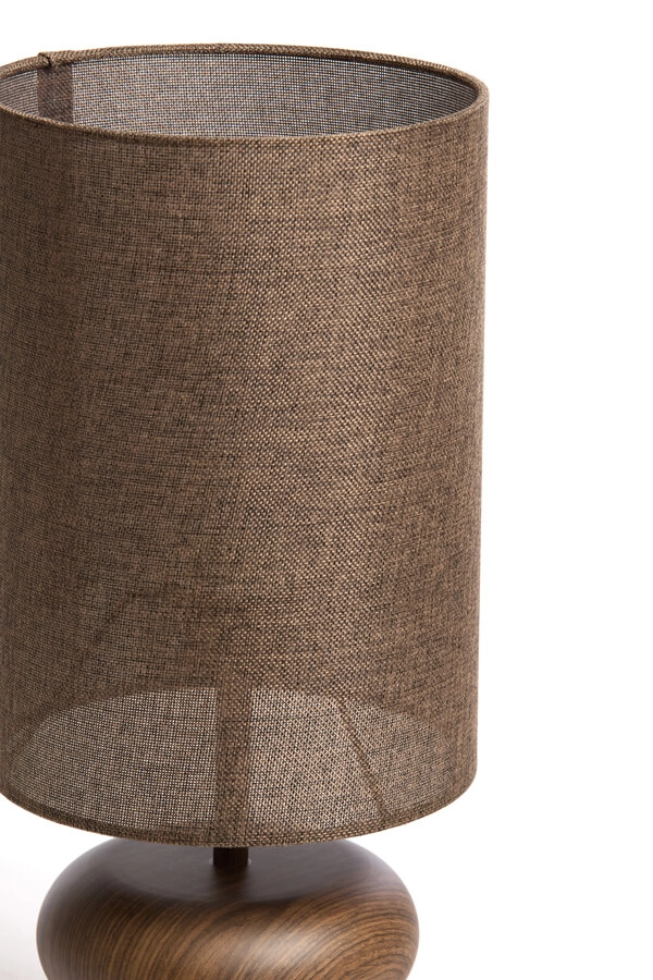 Table lamp Danialo wood with brown 50cm Light & Living 8717807759575