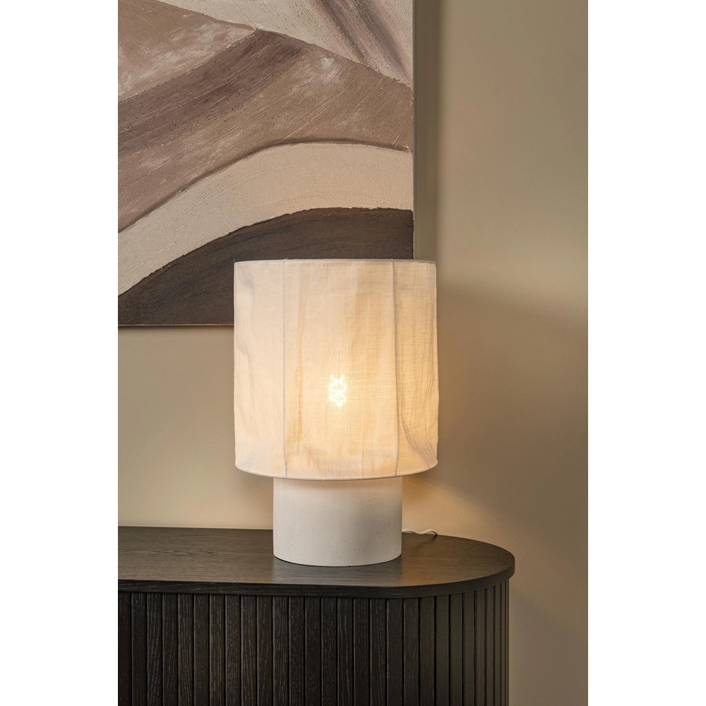 Table lamp Tissaja Ø 35cm white Lucide 5411212061621