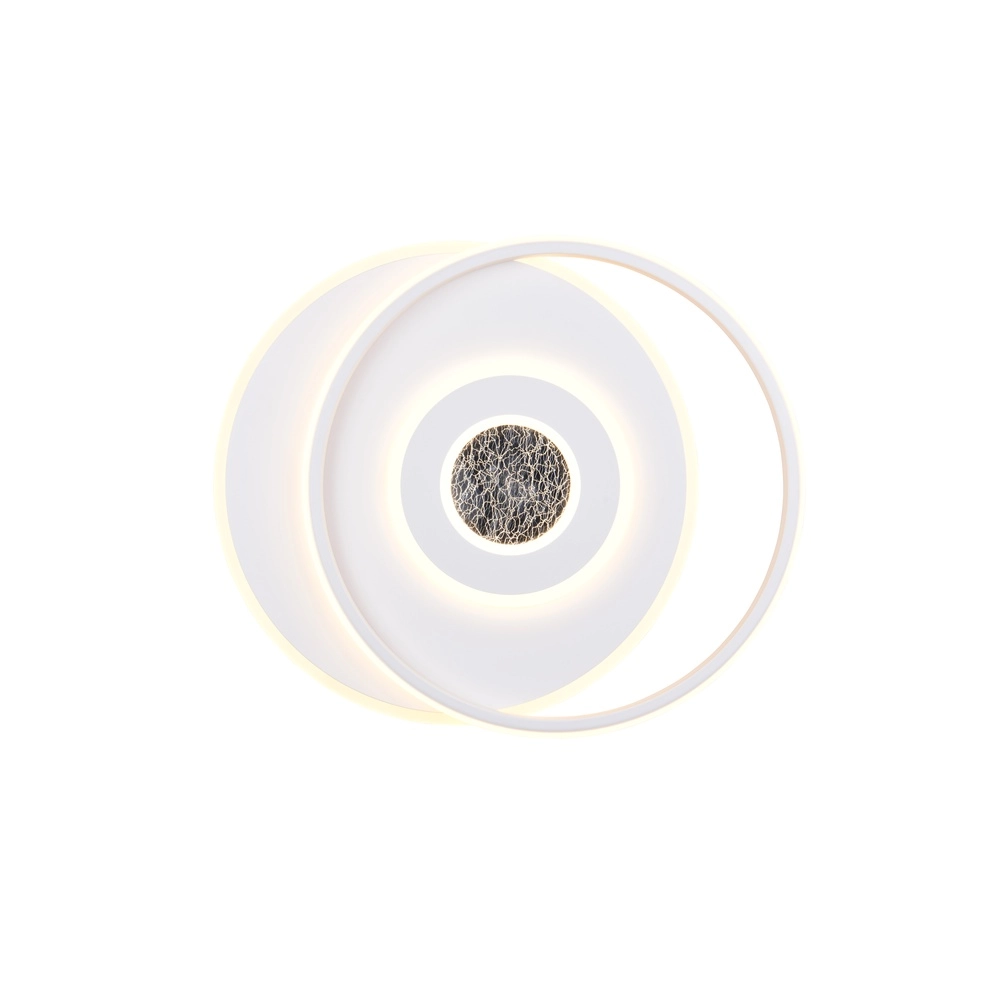 White ceiling lamp Nazar Round design Trio 4017807659658