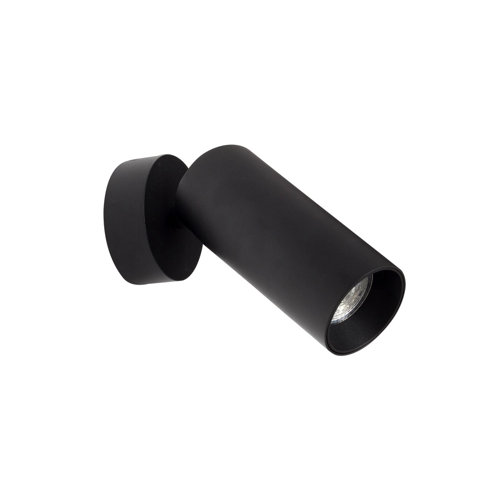 Wall spotlight Dexter Round Black