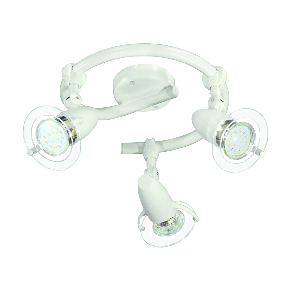 Surface-mounted spot Pocket 1 3-light white