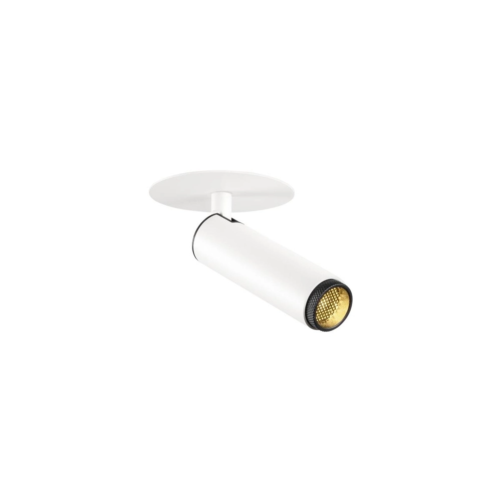 Recessed spotlight Grip! S white with black 3000K