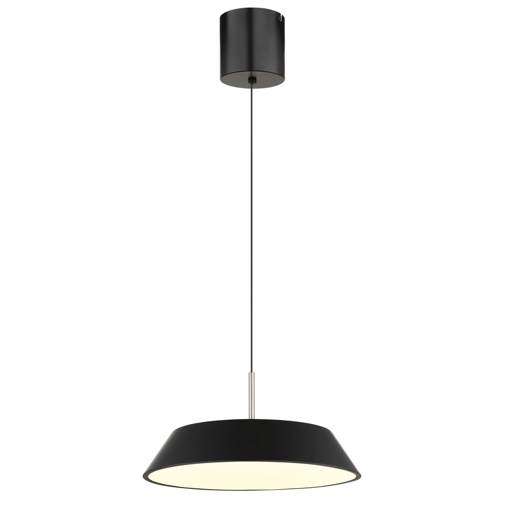 Sleek pendant lamp Silena black Ø 40cm