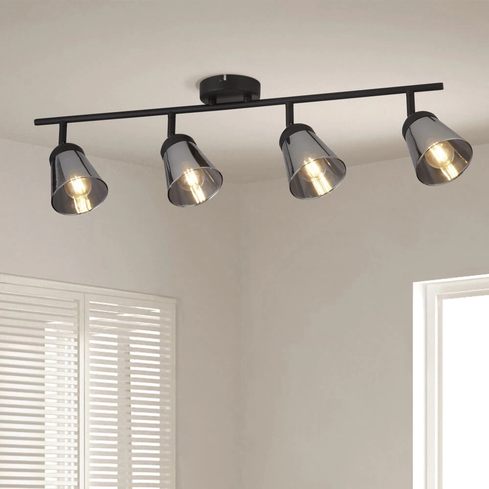Smoke ceiling lamp Mega 4-light Searchlight 5053423227337