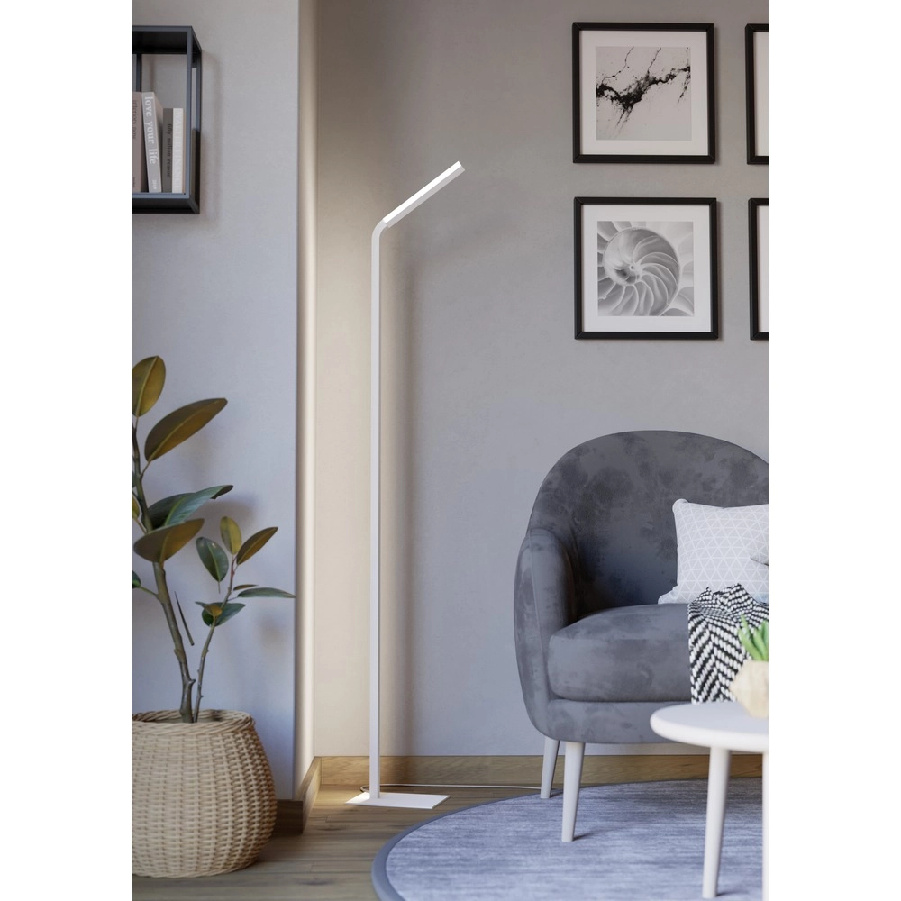 Design floor lamp Mirante white