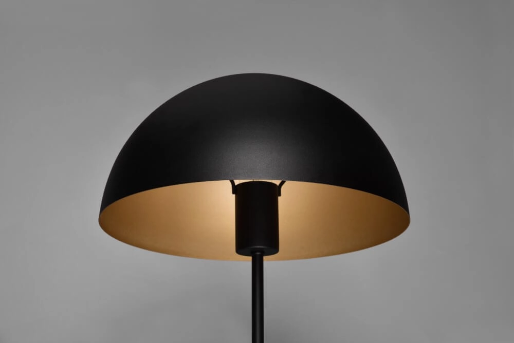 Black table lamp Nola design Trio 4017807560848